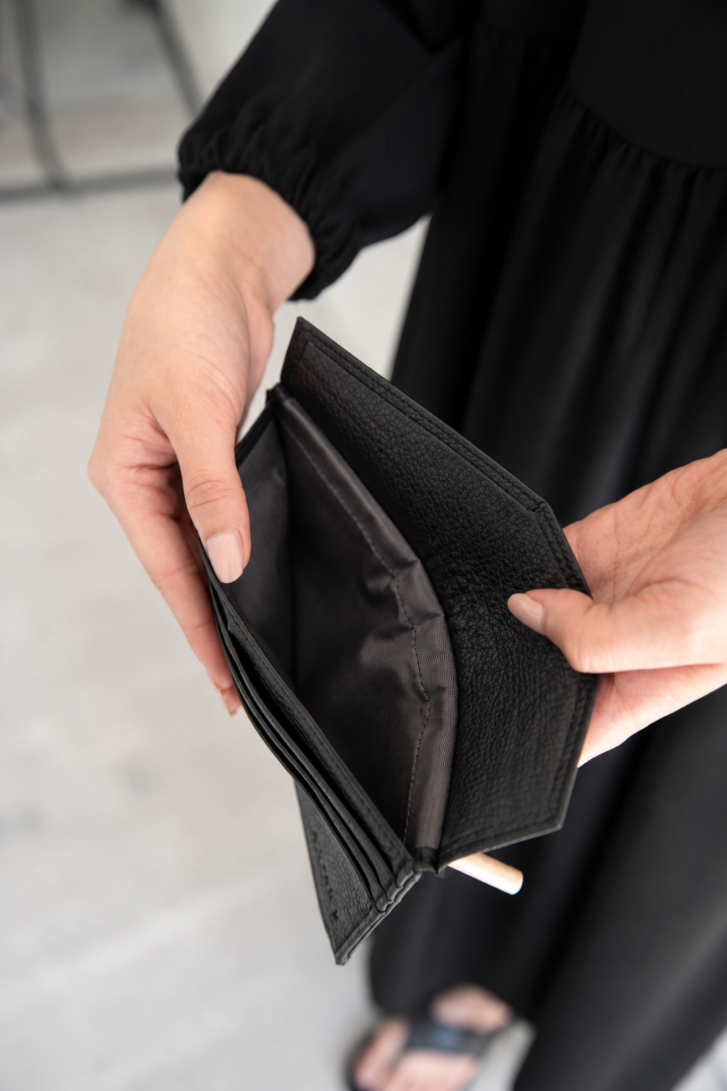 B-014 Long Wallet / Black